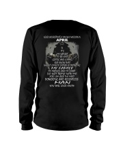 NEVER UNDERESTIMATE A MAN WHO WAS BORN IN APRIL Long Sleeve Tee thumbnail
