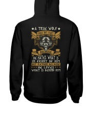 WOLVES - A TRUE WOLF Hooded Sweatshirt back