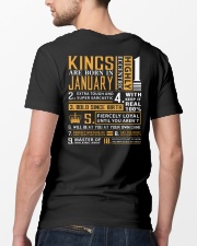 KINGS ARE BORN IN JANUARY Classic T-Shirt lifestyle-mens-crewneck-back-5