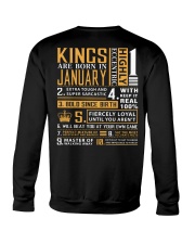KINGS ARE BORN IN JANUARY Crewneck Sweatshirt thumbnail