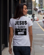 JESUS JAM- WARRIOR OF CHRIST Ladies T-Shirt lifestyle-women-crewneck-back-1