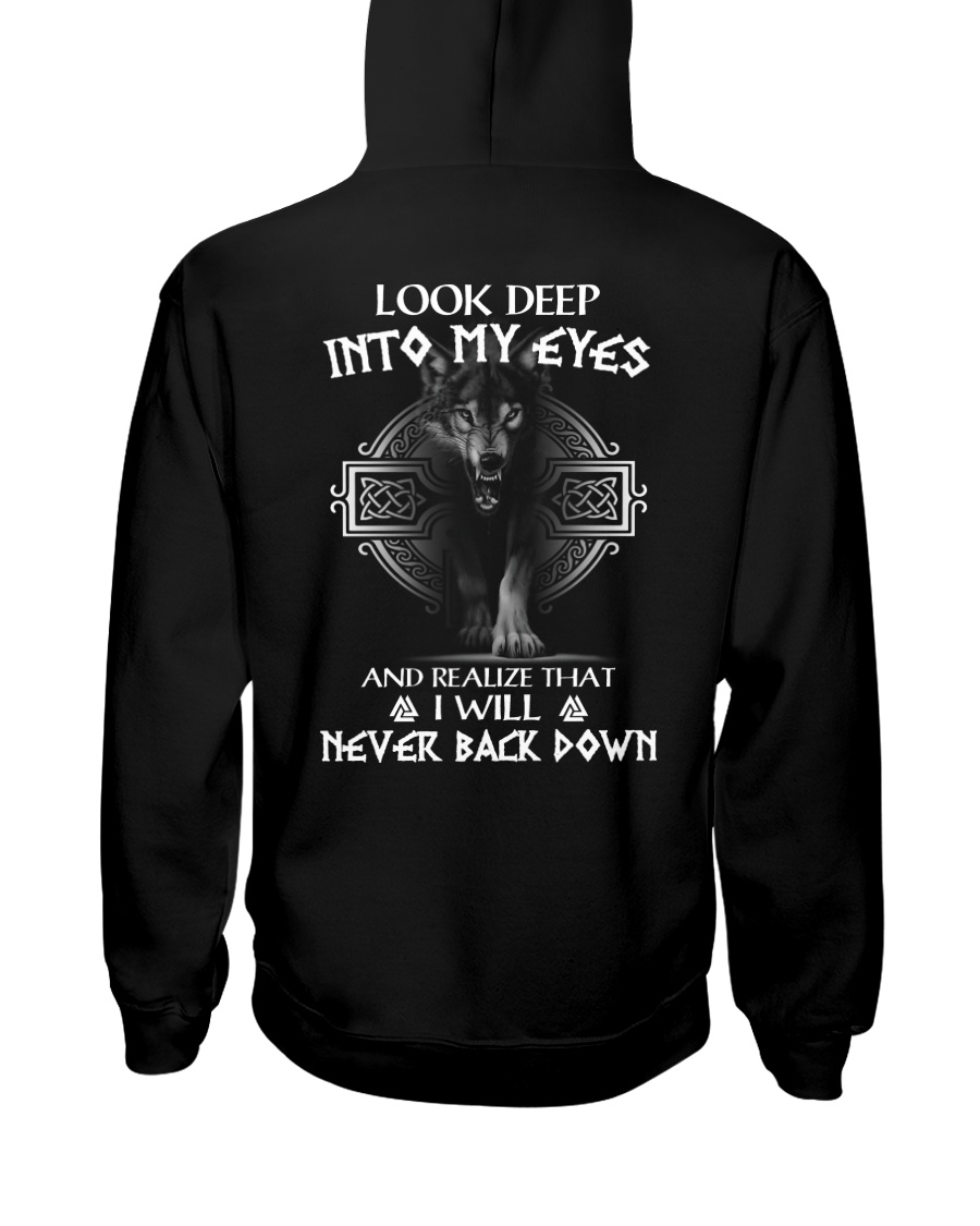 VIKINGS VALHALLA - MY EYES - WOLVES Hooded Sweatshirt