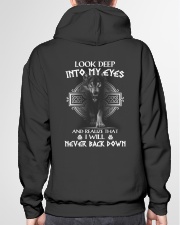 VIKINGS VALHALLA - MY EYES - WOLVES Hooded Sweatshirt garment-hooded-sweatshirt-back-04
