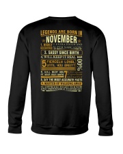 LEGENDS ARE BORN IN NOVEMBER Crewneck Sweatshirt thumbnail