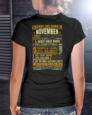 LEGENDS ARE BORN IN NOVEMBER Ladies T-Shirt lifestyle-women-crewneck-back-3