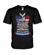 LEGENDS ARE BORN IN AUGUST V-Neck T-Shirt thumbnail