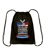 LEGENDS ARE BORN IN AUGUST Drawstring Bag thumbnail