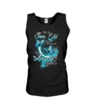 JUNE GIRL BELIEVE THERE ARE ANGELS AMONG US Unisex Tank thumbnail