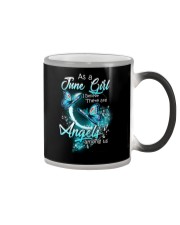 JUNE GIRL BELIEVE THERE ARE ANGELS AMONG US Color Changing Mug thumbnail
