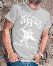 JUST AN ORDINARY DEMI-DAD Classic T-Shirt lifestyle-mens-crewneck-front-4