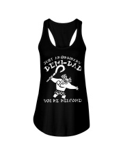 JUST AN ORDINARY DEMI-DAD Ladies Flowy Tank thumbnail