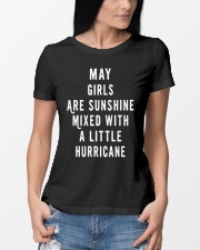 MAY GIRLS ARE SUNSHINE Ladies T-Shirt lifestyle-women-crewneck-front-10