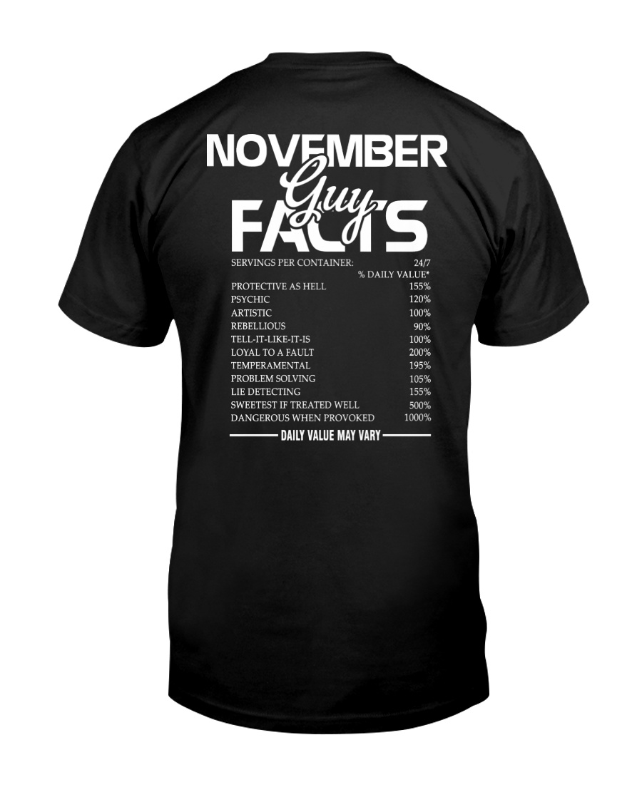 NOVEMBER GUY FACTS Classic T-Shirt