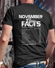 NOVEMBER GUY FACTS Classic T-Shirt lifestyle-mens-crewneck-back-2