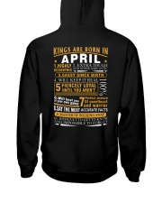 KINGS ARE BORN IN APRIL Hooded Sweatshirt thumbnail