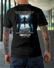 DEVIL WHISPERED - MARCH Classic T-Shirt lifestyle-mens-crewneck-back-3