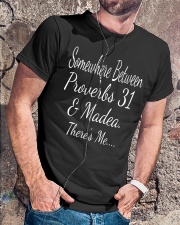THERES ME - WARRIOR OF CHRIST Classic T-Shirt lifestyle-mens-crewneck-front-4