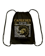 CAPRICORN FACTS Drawstring Bag thumbnail
