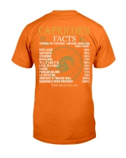 CAPRICORN FACTS Classic T-Shirt back