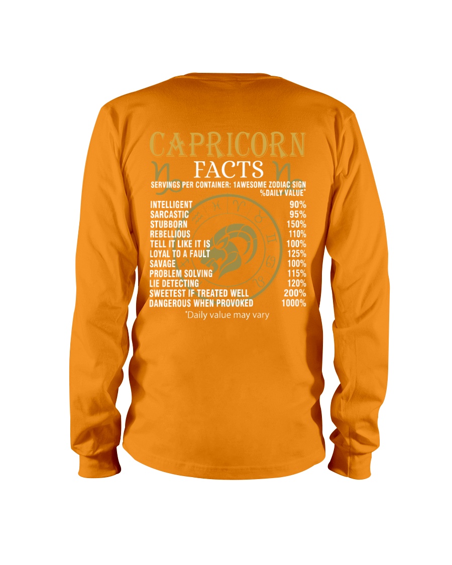 CAPRICORN FACTS Long Sleeve Tee