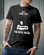I'M A JUNE GUY - I'M A GOOD GUY Classic T-Shirt lifestyle-mens-crewneck-front-6