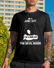 I'M A JUNE GUY - I'M A GOOD GUY Classic T-Shirt lifestyle-mens-crewneck-front-8