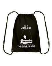 I'M A JUNE GUY - I'M A GOOD GUY Drawstring Bag thumbnail