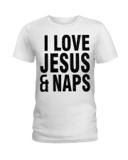 JESUS AND NAPS - WARRIOR OF CHRIST Ladies T-Shirt front