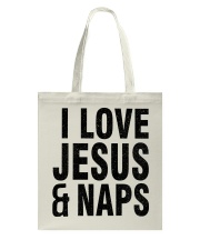 JESUS AND NAPS - WARRIOR OF CHRIST Tote Bag thumbnail
