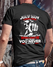 AS A JULY GUY - I HAVE 3 SIDES Classic T-Shirt lifestyle-mens-crewneck-back-2