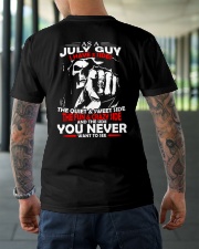 AS A JULY GUY - I HAVE 3 SIDES Classic T-Shirt lifestyle-mens-crewneck-back-3