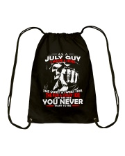 AS A JULY GUY - I HAVE 3 SIDES Drawstring Bag thumbnail