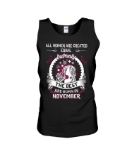 THE BEST ARE BORN IN NEVEMBER Unisex Tank thumbnail