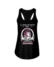 THE BEST ARE BORN IN NEVEMBER Ladies Flowy Tank thumbnail