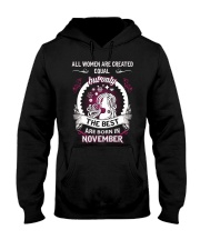THE BEST ARE BORN IN NEVEMBER Hooded Sweatshirt thumbnail