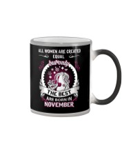 THE BEST ARE BORN IN NEVEMBER Color Changing Mug thumbnail
