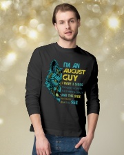 'M AN AUGUST GUY - I HAVE 3 SIDES Long Sleeve Tee lifestyle-holiday-longsleeves-front-3