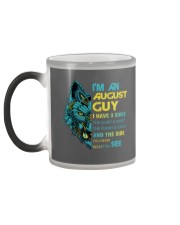 'M AN AUGUST GUY - I HAVE 3 SIDES Color Changing Mug color-changing-left