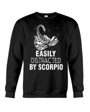 EASILY DISTRACTED BY SCORPIO Crewneck Sweatshirt thumbnail