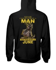 NEVER UNDERESTIMATE A MAN OF FAITH - JUNE Hooded Sweatshirt thumbnail