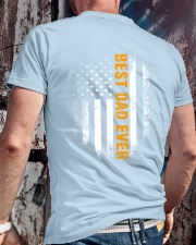 BEST DAD EVER Classic T-Shirt lifestyle-mens-crewneck-back-2