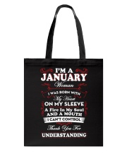 JANUARY WOMAN - LIMITED EDITION Tote Bag thumbnail
