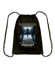 DEVIL WHISPERED - AUGUST Drawstring Bag thumbnail