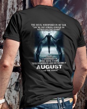 DEVIL WHISPERED - AUGUST Classic T-Shirt lifestyle-mens-crewneck-back-2