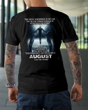 DEVIL WHISPERED - AUGUST Classic T-Shirt lifestyle-mens-crewneck-back-3
