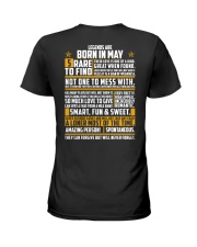 LEGENDS ARE BORN IN MAY Ladies T-Shirt back