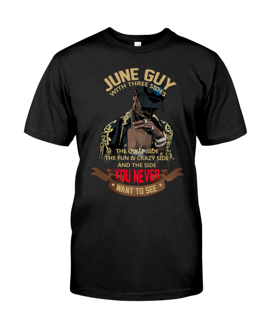 JUNE GUY WITH THREE SIDES Classic T-Shirt