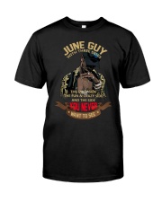 JUNE GUY WITH THREE SIDES Classic T-Shirt front