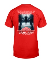 DEVIL WHISPERED - JANUARY Classic T-Shirt back