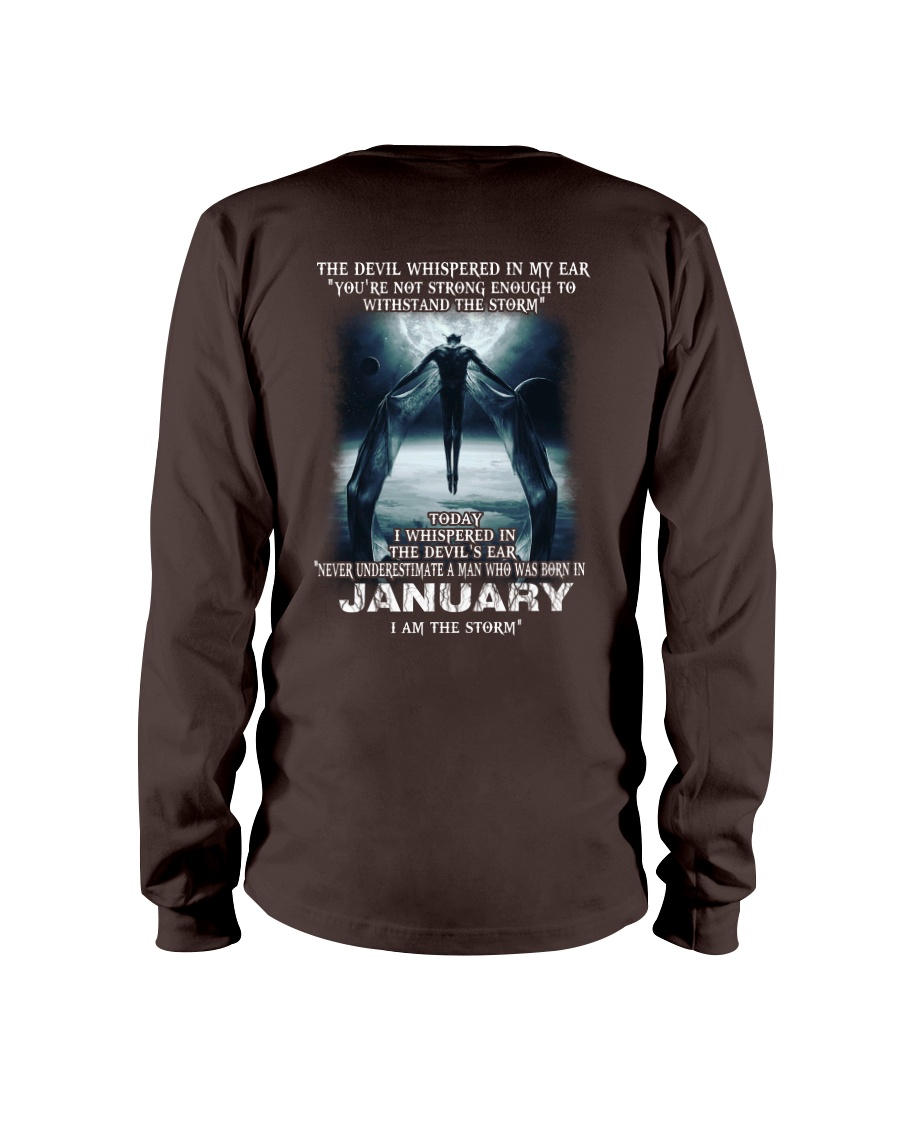 DEVIL WHISPERED - JANUARY Long Sleeve Tee